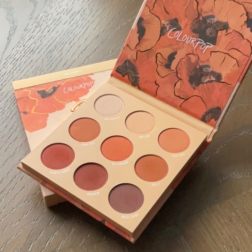 ColourPop Big Poppy Eyeshadow Palette in box